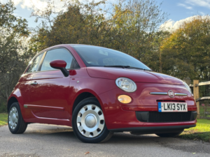 2013 Fiat 500 1.2 Pop Hatchback 3dr Petrol Manual Euro 4 (69 Bhp) in Red — image 2