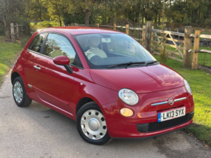 2013 Fiat 500 1.2 Pop Hatchback 3dr Petrol Manual Euro 4 (69 Bhp) in Red — image 3