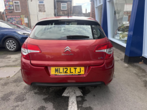 2012 Citroen C4 1.6 Hdi 16v Vtr Euro 5 5dr in Red — image 2