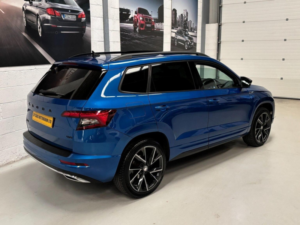 2021 Skoda Karoq 2.0 Tsi Sportline DSG 4WD Euro 6 (s/s) 5dr in Blue — image 3