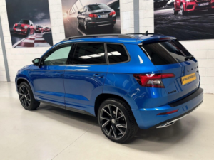 2021 Skoda Karoq 2.0 Tsi Sportline DSG 4WD Euro 6 (s/s) 5dr in Blue — image 4