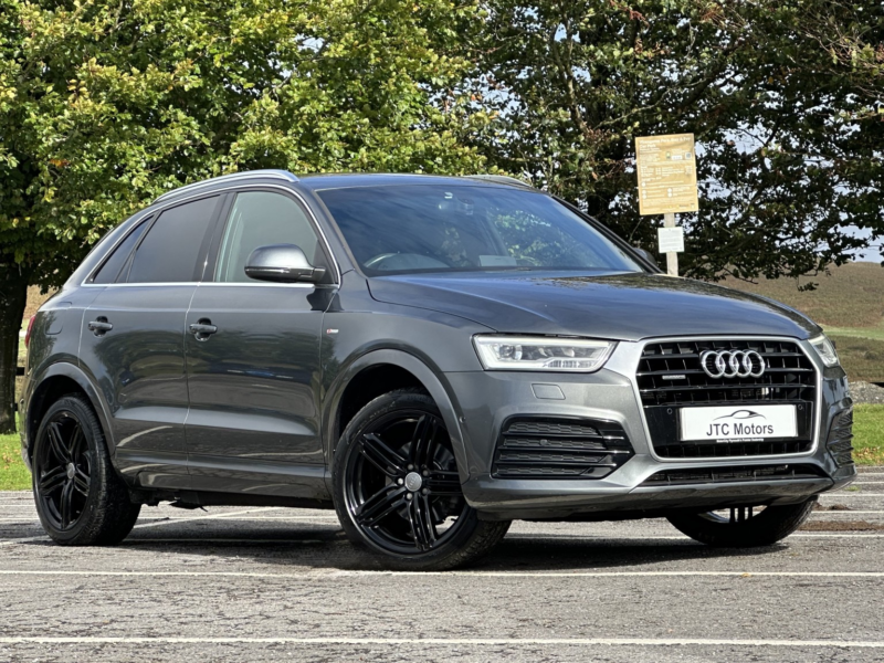 2015 Audi Q3 2.0 Tdi [184] Quattro S Line Plus 5dr Auto, Grey, Diesel + Lovely Spec in Grey — image 1