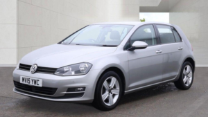 2015 Volkswagen Golf 1.6 Tdi Bluemotion Tech Match DSG Euro 5 (s/s) 5dr in Silver — image 2