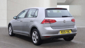 2015 Volkswagen Golf 1.6 Tdi Bluemotion Tech Match DSG Euro 5 (s/s) 5dr in Silver — image 3