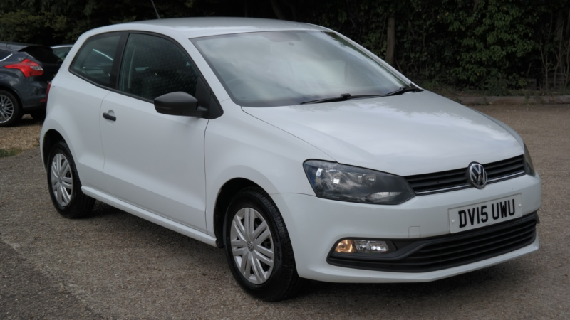 2015 Volkswagen Polo 1.0 Bluemotion Tech S in White — image 1