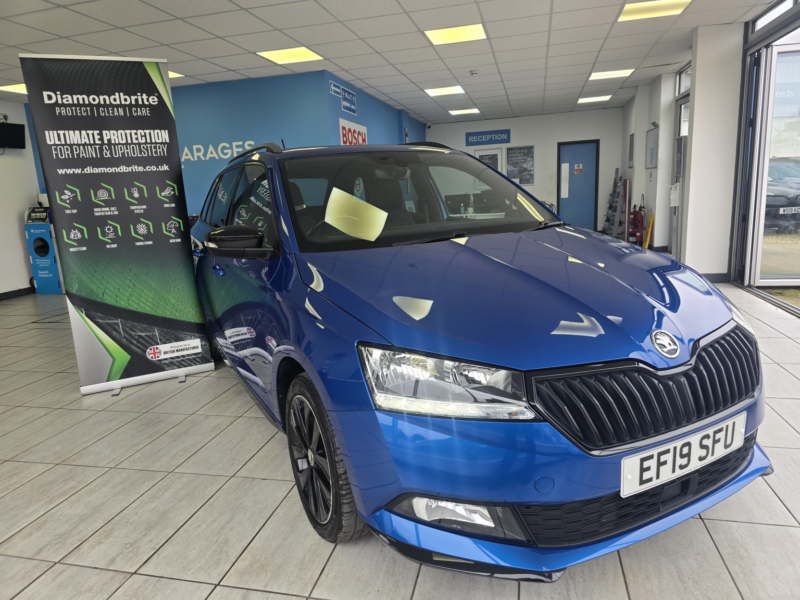 2019 Skoda Fabia 1.0 Tsi Monte Carlo Estate in Blue — image 1