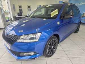 2019 Skoda Fabia 1.0 Tsi Monte Carlo Estate in Blue — image 3