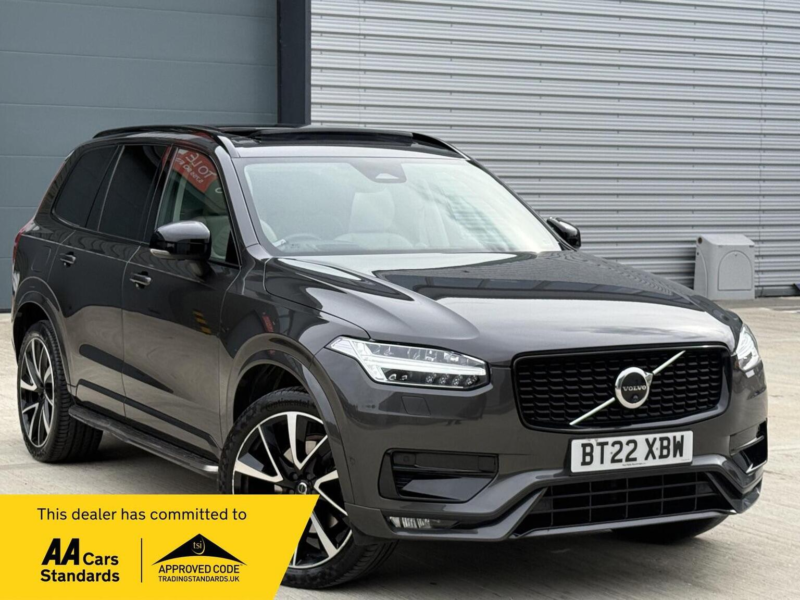 2022 Volvo Xc90 2.0 B5 Mhev Ultimate Dark Auto 4WD Euro 6 (s/s) 5dr in Grey — image 1