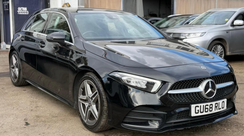 2018 Mercedes-Benz A Class 1.3 A200 Amg Line 7g-Dct Euro 6 (s/s) 5dr in Black — image 1