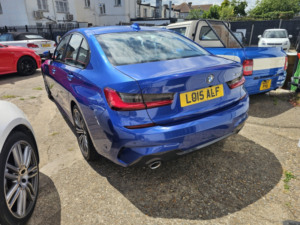 2019 BMW 3 Series 2.0 320i M Sport Saloon in Blue — image 4