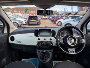 2017 Fiat 500 1.2 Lounge Euro 6 (s/s) 3dr in White — image 2