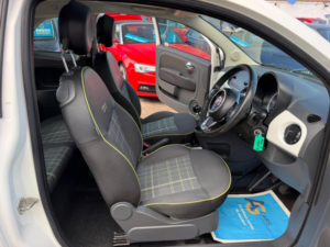 2017 Fiat 500 1.2 Lounge Euro 6 (s/s) 3dr in White — image 3