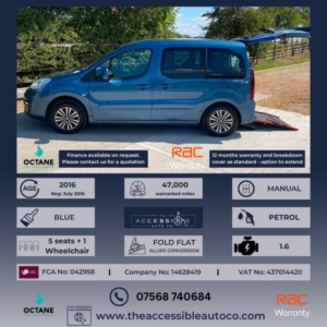 2016 Peugeot Partner Tepee