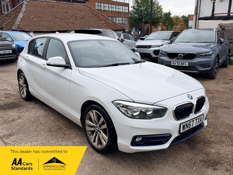 2017 BMW 1 Series 116d Sport in White — image 1