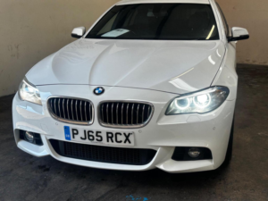 2015 BMW 5 Series 2.0 520d M Sport Euro 6 (s/s) 4dr in White — image 5