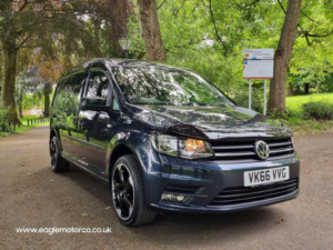 2016 Volkswagen Caddy Maxi 2.0 Tdi C20 Bluemotion Tech Highline Lwb Euro 6 (s/s) 6dr in Blue — image 5