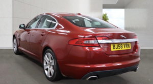 2008 Jaguar Xf 2.7d V6 Premium Luxury Auto Euro 4 4dr in Red — image 3
