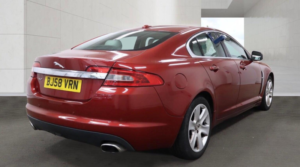 2008 Jaguar Xf 2.7d V6 Premium Luxury Auto Euro 4 4dr in Red — image 4