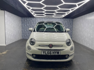 2016 Fiat 500 1.2 Lounge Euro 6 (s/s) 3dr in White — image 2