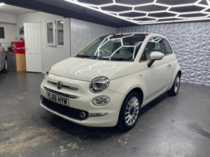 2016 Fiat 500 1.2 Lounge Euro 6 (s/s) 3dr in White — image 3