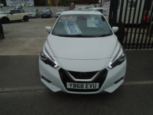 2018 Nissan Micra 0.9 Ig-T Acenta Hatchback 5dr Petrol Manual Euro 6 (s/s) (90 Ps) in White — image 2