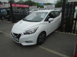 2018 Nissan Micra 0.9 Ig-T Acenta Hatchback 5dr Petrol Manual Euro 6 (s/s) (90 Ps) in White — image 3