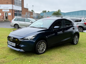 2024 Mazda Mazda2 1.5 Skyactiv-G Exclusive-Line Hatchback 5dr Petrol Auto Euro 6 (s/s) (90 Ps) in Blue — image 4