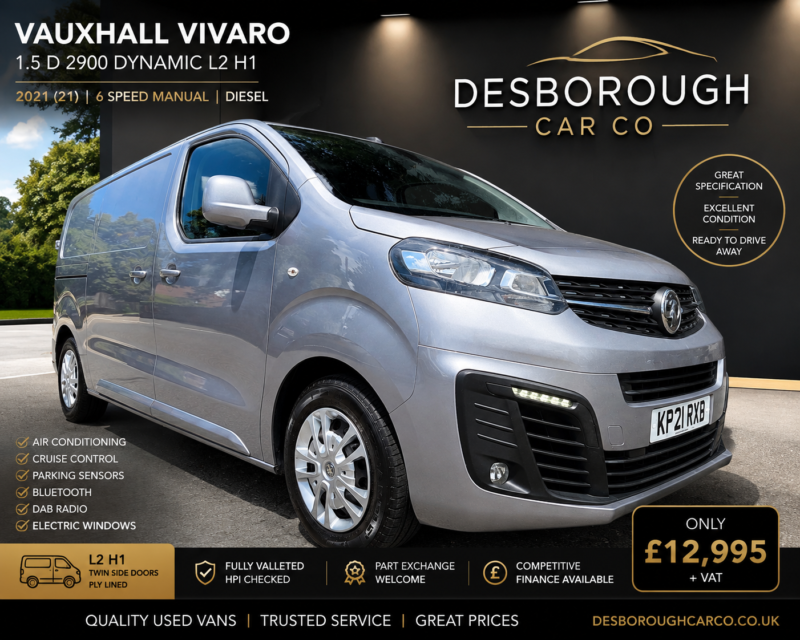 2021 Vauxhall Vivaro 1.5 Turbo D 2700 Sportive in Grey — image 1