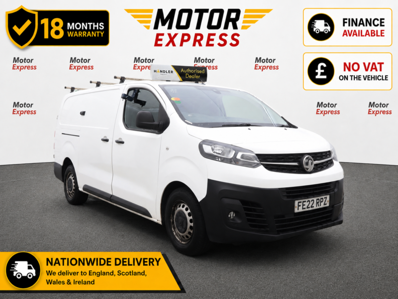 2022 Vauxhall Vivaro 1.5 Turbo D 2900 Dynamic in White — image 1