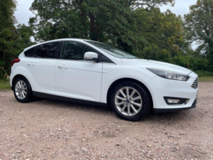 2015 Ford Focus 1.6 Tdci Titanium Euro 5 (s/s) 5dr in White — image 3