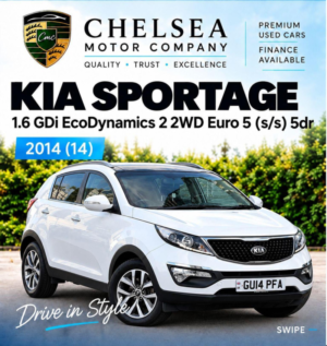 2014 Kia Sportage 1.6 Gdi Ecodynamics 2 2WD Euro 5 (s/s) 5dr in White — image 2