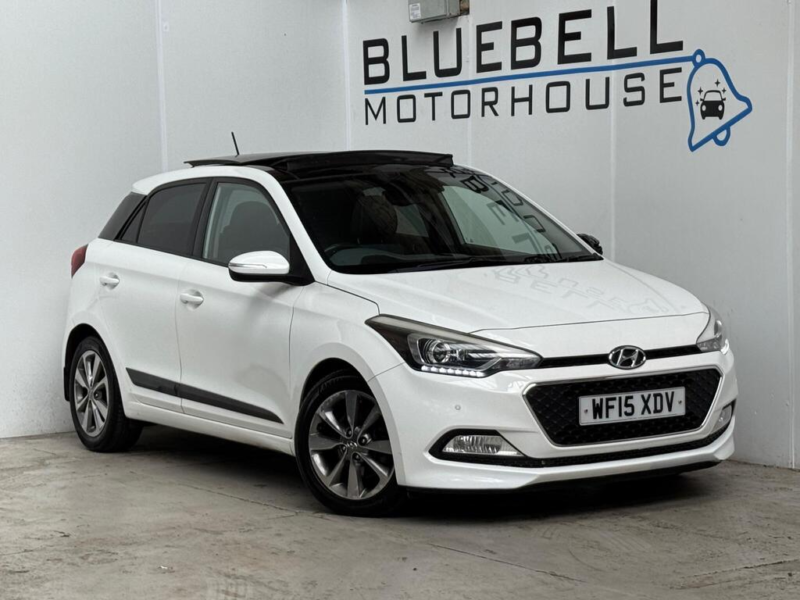 2015 Hyundai I20 1.4 Crdi Premium Se Euro 6 5dr in White — image 1