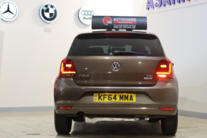 2014 Volkswagen Polo 1.2 Tsi Bluemotion Tech Se DSG Euro 6 (s/s) 5dr in Brown — image 4