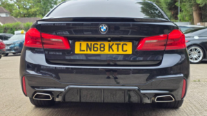 2018 BMW 5 Series 2.0 520d M Sport Auto Euro 6 (s/s) 4dr in Black — image 6