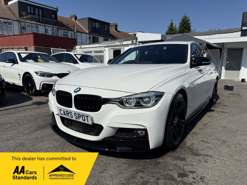 2017 BMW 3 Series 2.0 320i M Sport Verified Mile Fresh Import Finance Avb in White — image 1