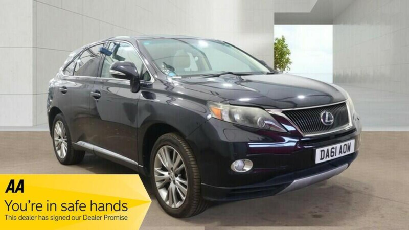 2011 Lexus Rx 3.5 450h V6 Advance CVT 4WD Euro 5 (s/s) 5dr (pan Roof) in Black — image 1