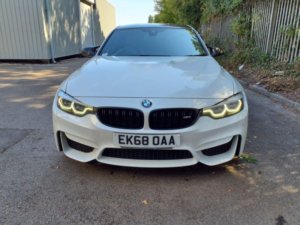 2018 BMW M3 3.0 Biturbo Competition Saloon 4dr Petrol Dct Euro 6 (s/s) (450 Ps) in White — image 2