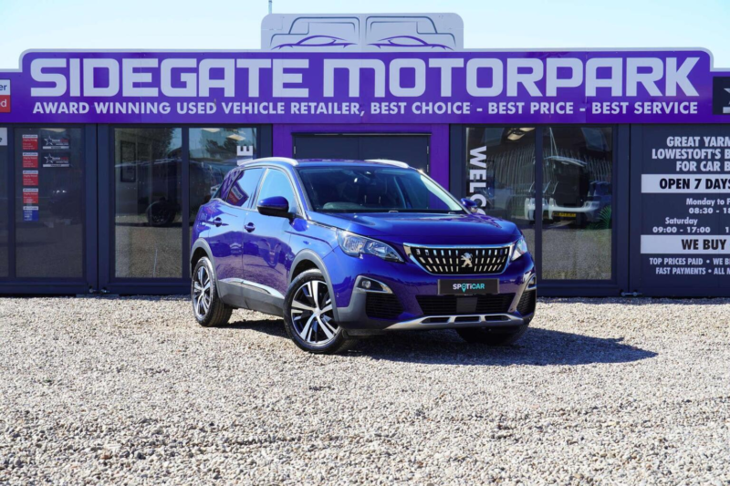 2020 Peugeot 3008 1.5 Bluehdi Allure Eat Euro 6 (s/s) 5dr in Blue — image 1