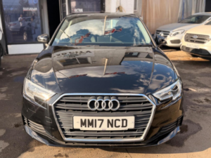2017 Audi A3 1.5 Tfsi Cod Se Sportback S Tronic Euro 6 (s/s) 5dr in Black — image 5