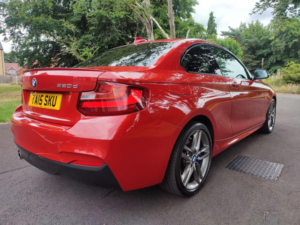 2015 BMW 2 Series 2.0 220d M Sport Auto Xdrive Euro 6 (s/s) 2dr in Red — image 4