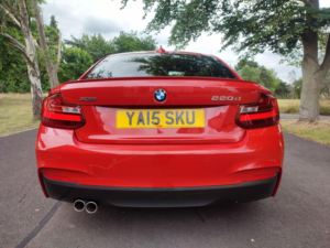 2015 BMW 2 Series 2.0 220d M Sport Auto Xdrive Euro 6 (s/s) 2dr in Red — image 5