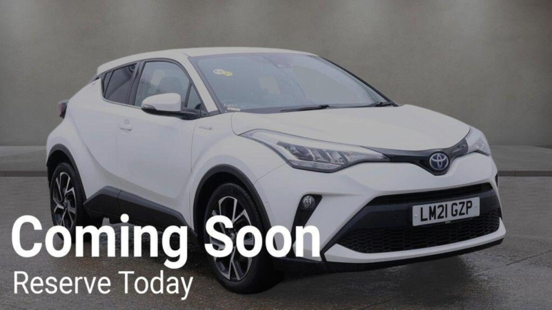 2021 Toyota C-Hr 1.8 Vvt-H Design CVT Euro 6 (s/s) 5dr in White — image 1