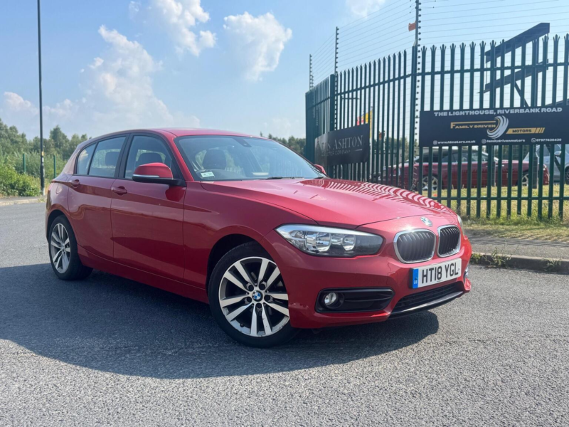 2018 BMW 1 Series 1.5 118i Sport Auto Euro 6 (s/s) 5dr in Red — image 1