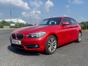 2018 BMW 1 Series 1.5 118i Sport Auto Euro 6 (s/s) 5dr in Red — image 2
