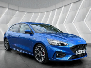 2018 Ford Focus 1.0t Ecoboost St-Line X Euro 6 (s/s) 5dr in Blue — image 3