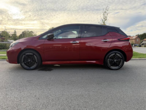 2022 Nissan Leaf 39kwh Tekna Auto 5dr in Red — image 4