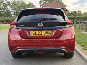2022 Nissan Leaf 39kwh Tekna Auto 5dr in Red — image 6