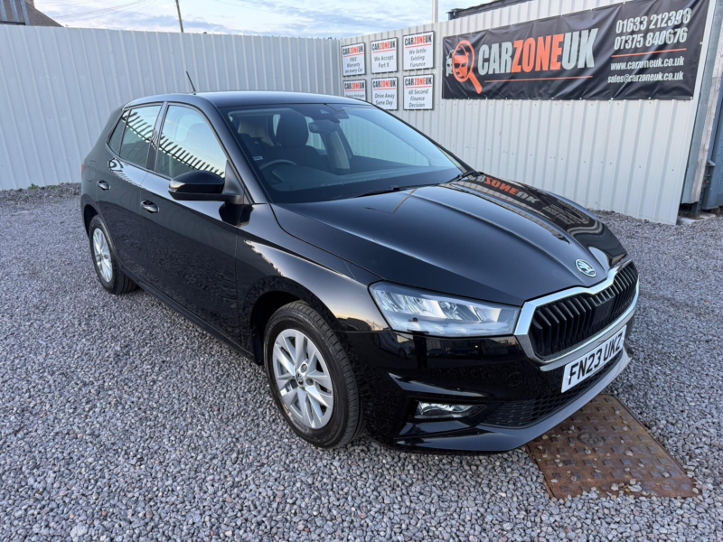 2023 Skoda Fabia 1.0 Tsi Se Comfort Euro 6 (s/s) 5dr in Black — image 1
