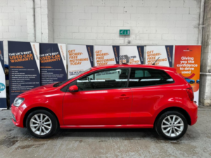 2016 Volkswagen Polo 1.0 Bluemotion Tech Match Euro 6 (s/s) 3dr in Red — image 4