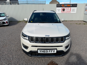 2019 Jeep Compass 1.6 Multijetii Limited SUV 5dr Diesel Manual Euro 6 (s/s) (120 Ps) in White — image 3